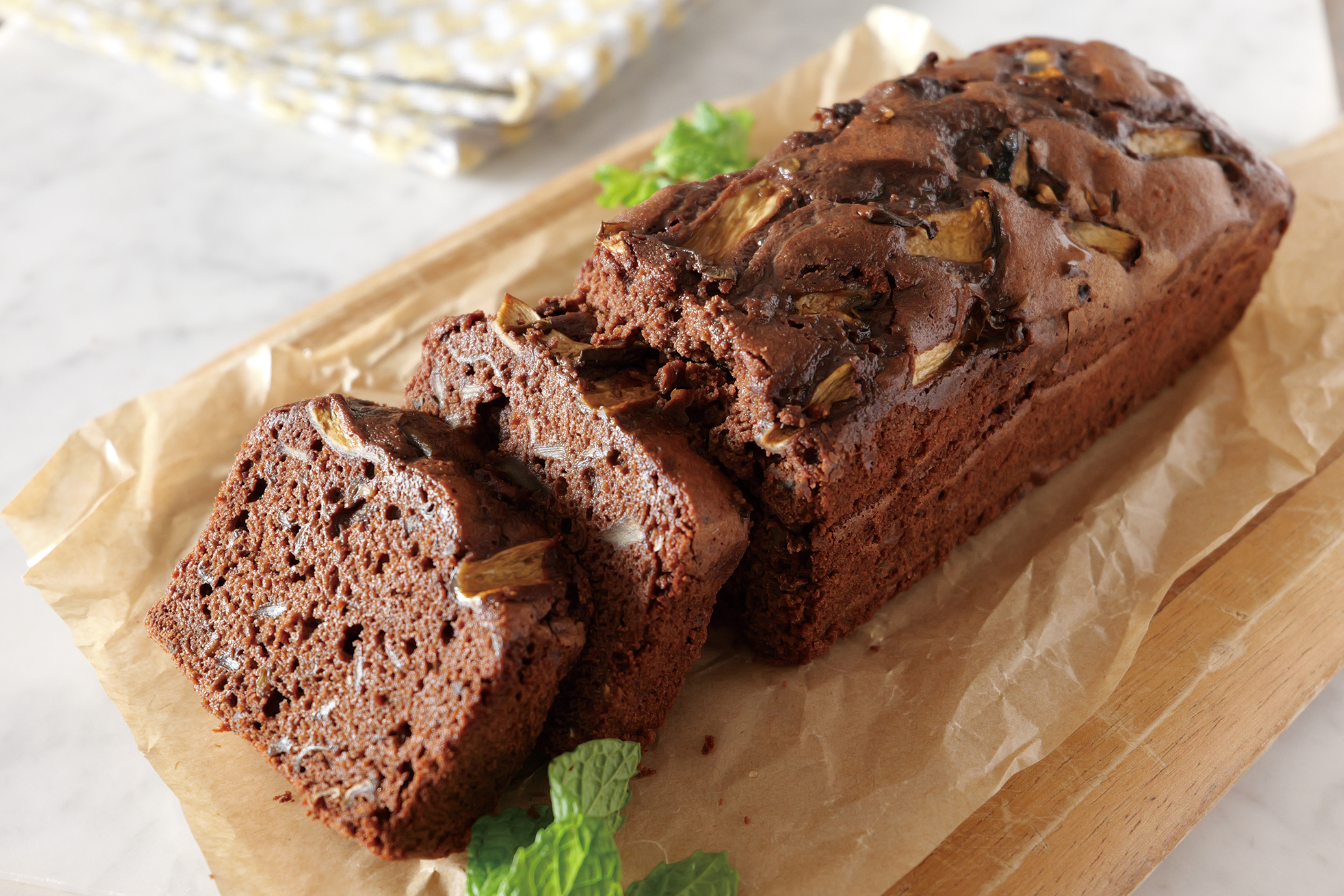 きのこで楽しむ、冬のおやつ時間①～きのこのガトーショコラ