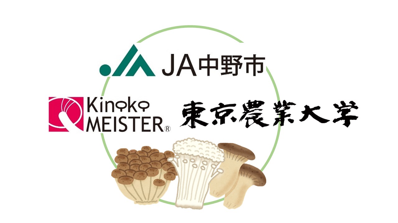 【レポート】JA中野市・日本きのこマイスター協会・東京農業大学の連携がスタート
